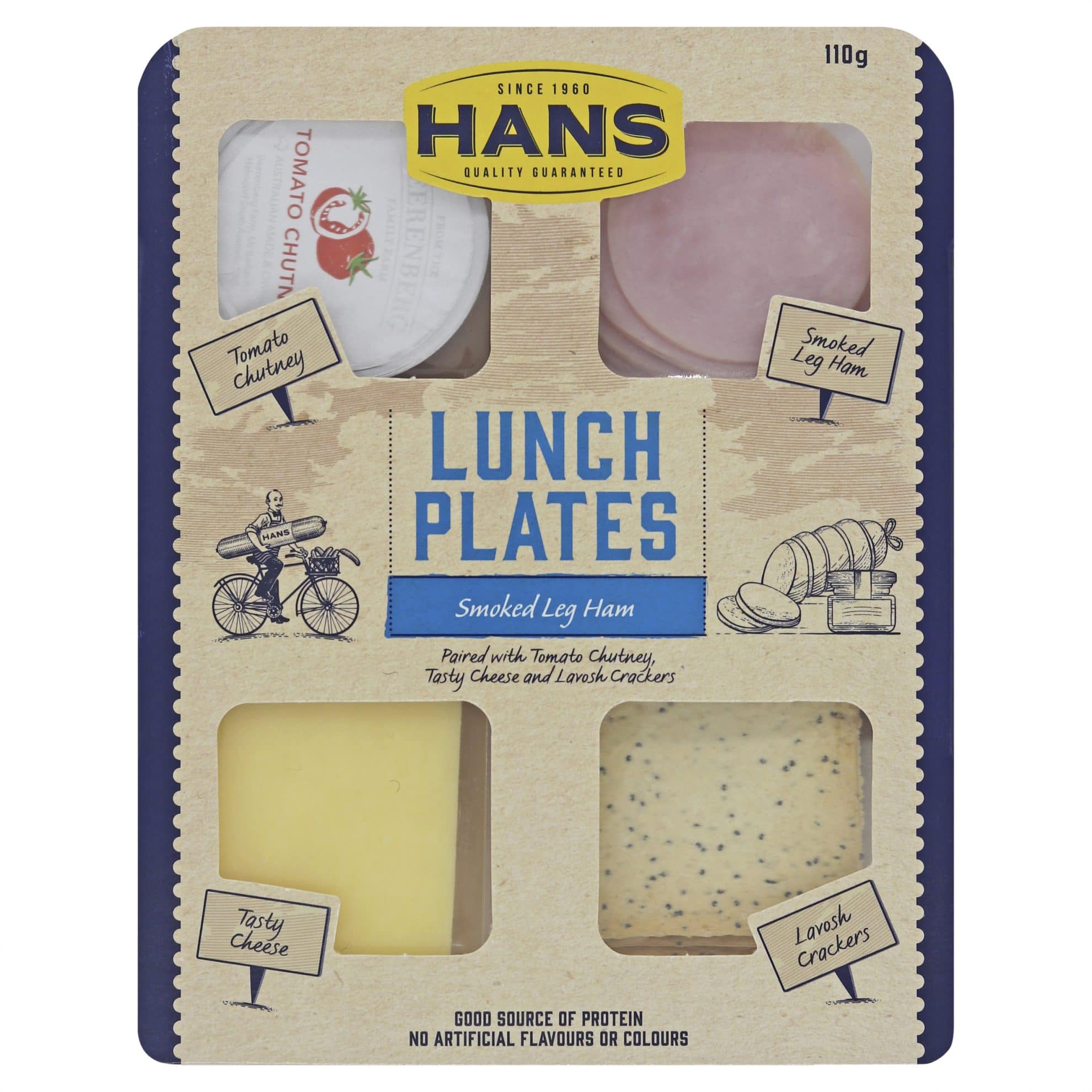 Hans Lunch Plate Smoked Ham and Tomato Chutney 110g